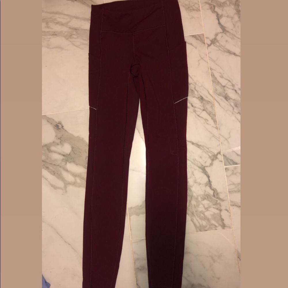 Maroon speed up tight 28” size 2